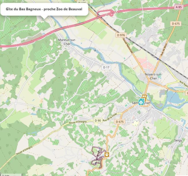 Du Bas Bagneux, 7 Kms Du Zoo De Beauval - Parking Gratuit Holiday home Mareuil-sur-Cher
